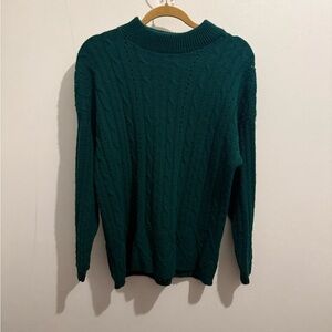 ❤️Emerald Green Cable Knit Sweater
